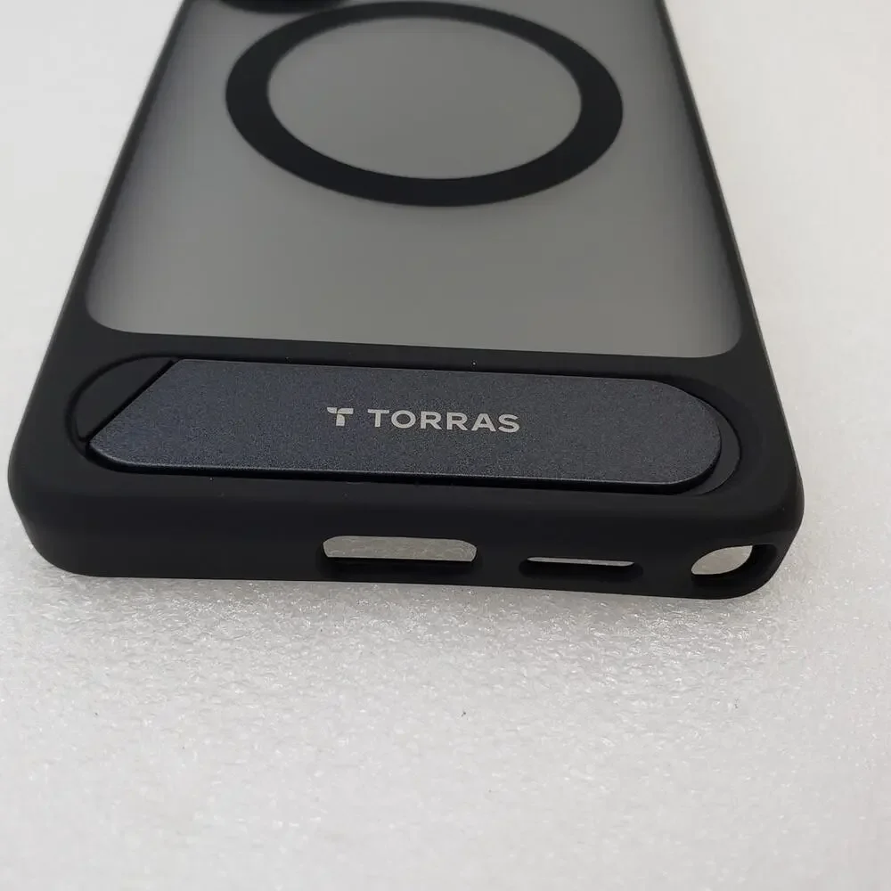 TORRAS Strong Magnetic Case with Kickstand for Samsung Galaxy S26 Ultra - Black